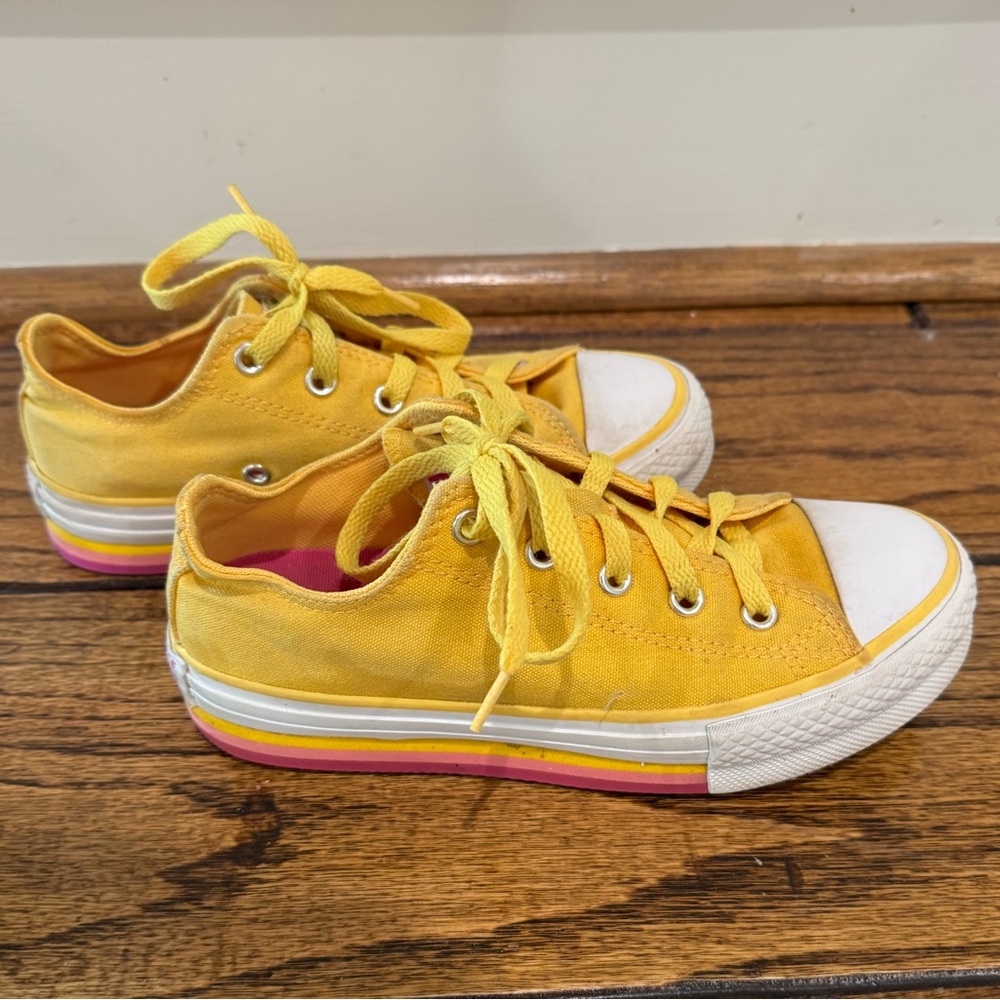 Converse Big Girls EVA Platform Casual Sneakers Size 7